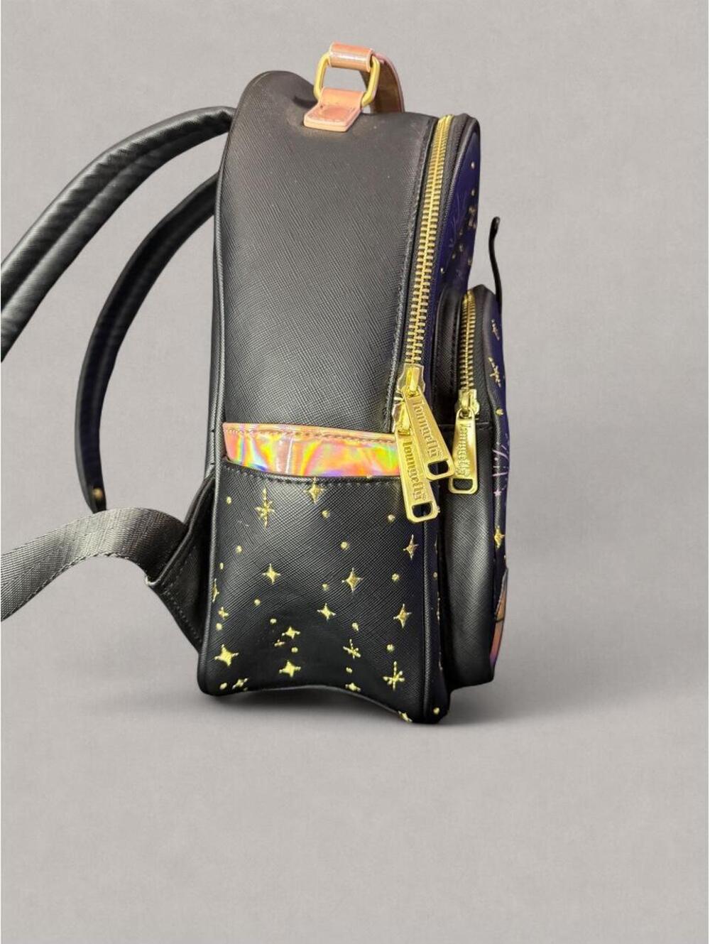 Disney World 50th Anniversary Loungefly black backpack - Picture 4 of 8